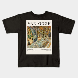 Vincent Van Gogh The Large Plane Trees (1889) Exhibition Kids T-Shirt